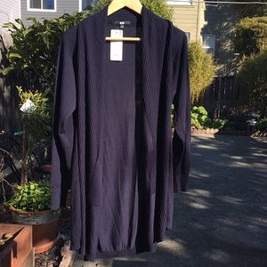 NWT Uniqlo long navy cardigan, s